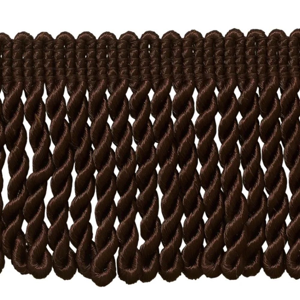 DeCopro  Mocha Brown 3" Bullion Fringe Trim Chocolate Fondu [6 Yards]